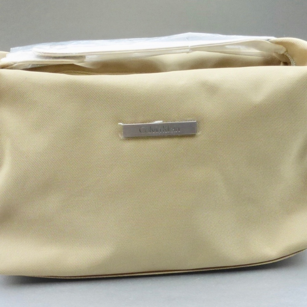 Calvin Klein Toiletry Travel Makeup Cosmetic Pouch